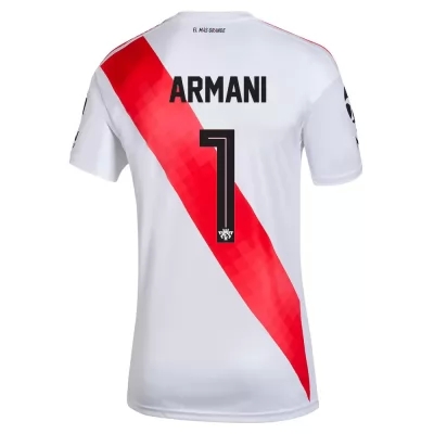 Hombre Fútbol Camiseta Franco Armani #1 1ª Equipación Blanco 2020/21 La Camisa Chile
