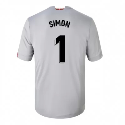 Hombre Fútbol Camiseta Unai Simon #1 2ª Equipación Gris 2020/21 La Camisa Chile
