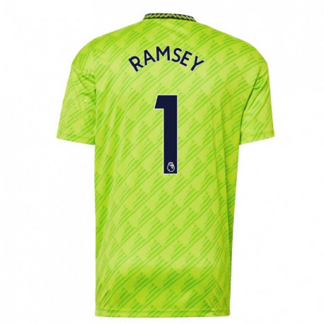 Kandiny Niño Camiseta Emily Ramsey #1 Verde Claro Equipación Tercera 2022/23 La Camisa Chile