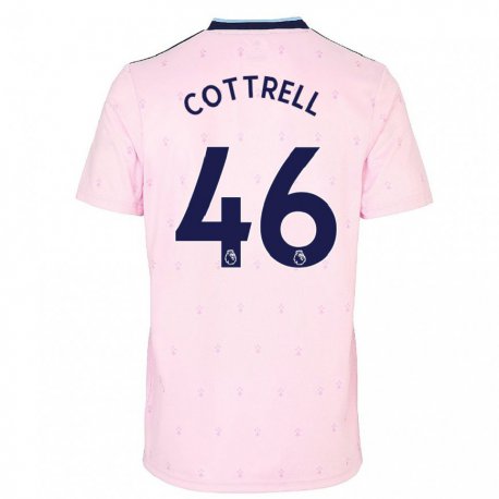 Kandiny Niño Camiseta Ben Cottrell #46 Rosa Azul Marino Equipación Tercera 2022/23 La Camisa Chile