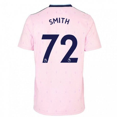 Kandiny Niño Camiseta Matt Smith #72 Rosa Azul Marino Equipación Tercera 2022/23 La Camisa Chile