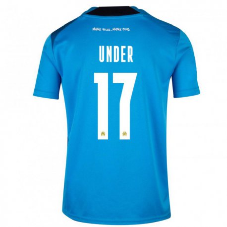 Kandiny Niño Camiseta Cengiz Under #17 Blanco Azul Oscuro Equipación Tercera 2022/23 La Camisa Chile