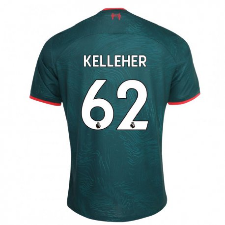Kandiny Hombre Camiseta Caoimhin Kelleher #62 Verde Oscuro Equipación Tercera 2022/23 La Camisa Chile