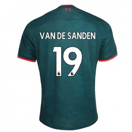 Kandiny Hombre Camiseta Shanice Van De Sanden #19 Verde Oscuro Equipación Tercera 2022/23 La Camisa Chile