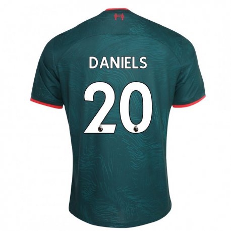 Kandiny Hombre Camiseta Yana Daniels #20 Verde Oscuro Equipación Tercera 2022/23 La Camisa Chile