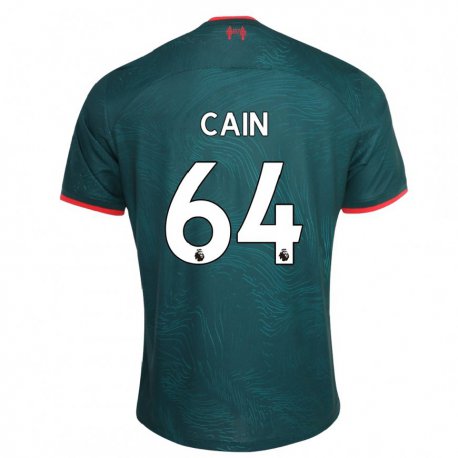 Kandiny Hombre Camiseta Jake Cain #64 Verde Oscuro Equipación Tercera 2022/23 La Camisa Chile