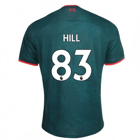 Kandiny Hombre Camiseta Thomas Hill #83 Verde Oscuro Equipación Tercera 2022/23 La Camisa Chile