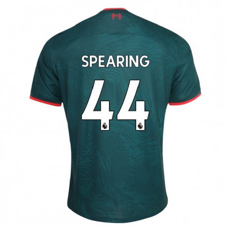 Kandiny Hombre Camiseta Jay Spearing #44 Verde Oscuro Equipación Tercera 2022/23 La Camisa Chile