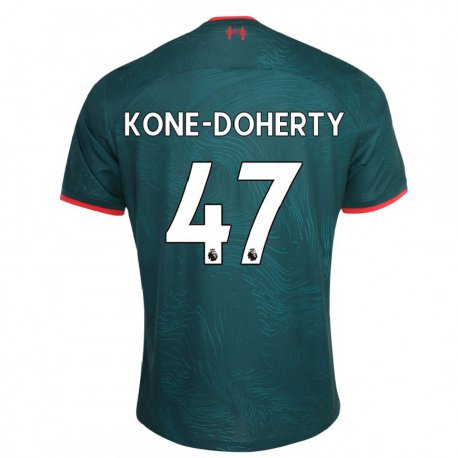 Kandiny Hombre Camiseta Trent Kone-doherty #47 Verde Oscuro Equipación Tercera 2022/23 La Camisa Chile