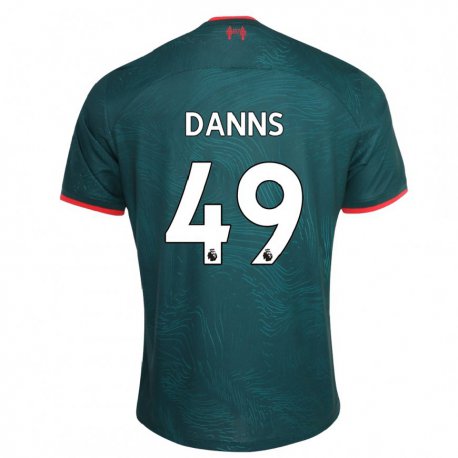 Kandiny Hombre Camiseta Jayden Danns #49 Verde Oscuro Equipación Tercera 2022/23 La Camisa Chile