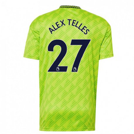 Kandiny Hombre Camiseta Alex Nicolao Telles #27 Verde Claro Equipación Tercera 2022/23 La Camisa Chile