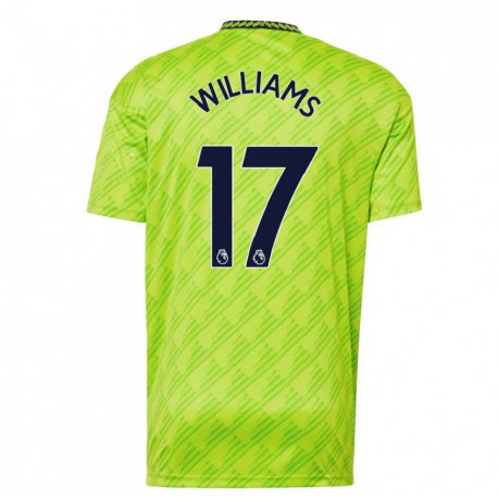 Kandiny Hombre Camiseta Rachel Williams #17 Verde Claro Equipación Tercera 2022/23 La Camisa Chile