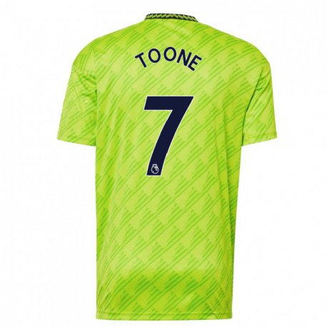 Kandiny Hombre Camiseta Ella Toone #7 Verde Claro Equipación Tercera 2022/23 La Camisa Chile