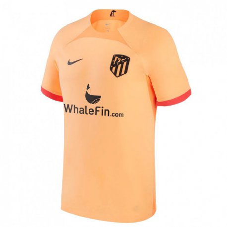 Kandiny Hombre Camiseta Marta Cardona #11 Naranja Claro Equipación Tercera 2022/23 La Camisa Chile