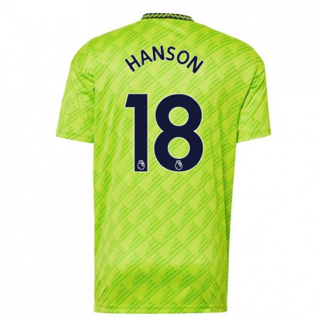 Kandiny Hombre Camiseta Kirsty Hanson #18 Verde Claro Equipación Tercera 2022/23 La Camisa Chile
