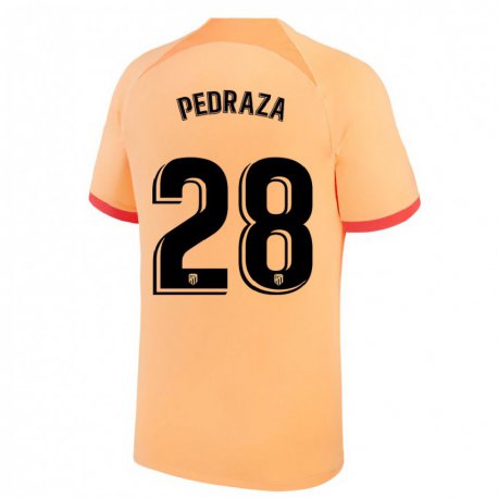 Kandiny Hombre Camiseta Alfredo Pedraza #28 Naranja Claro Equipación Tercera 2022/23 La Camisa Chile