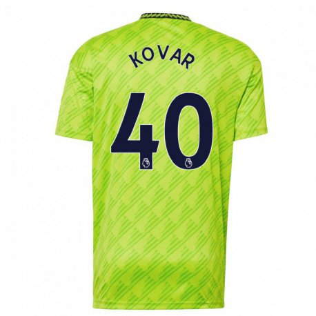 Kandiny Hombre Camiseta Matej Kovar #40 Verde Claro Equipación Tercera 2022/23 La Camisa Chile