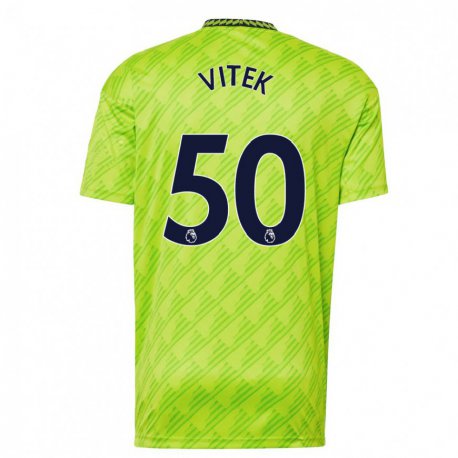 Kandiny Hombre Camiseta Radek Vitek #50 Verde Claro Equipación Tercera 2022/23 La Camisa Chile