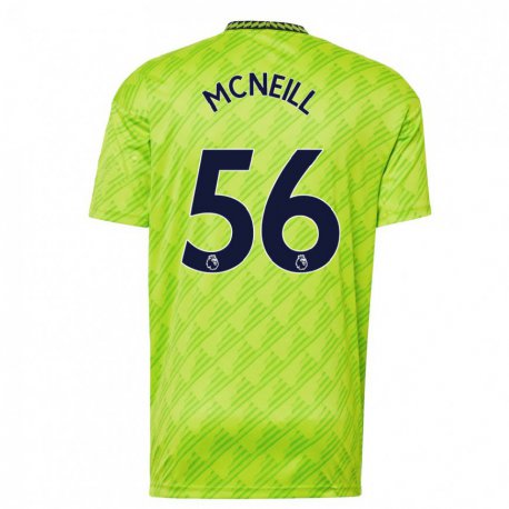 Kandiny Hombre Camiseta Charlie Mcneill #56 Verde Claro Equipación Tercera 2022/23 La Camisa Chile