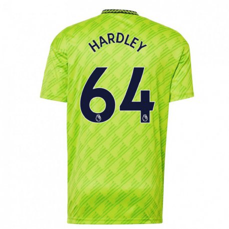 Kandiny Hombre Camiseta Bjorn Hardley #64 Verde Claro Equipación Tercera 2022/23 La Camisa Chile