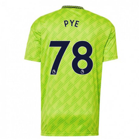 Kandiny Hombre Camiseta Logan Pye #78 Verde Claro Equipación Tercera 2022/23 La Camisa Chile