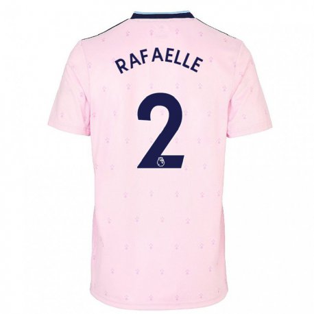 Kandiny Hombre Camiseta Rafaelle Souza #2 Rosa Azul Marino Equipación Tercera 2022/23 La Camisa Chile