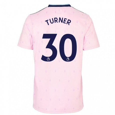 Kandiny Hombre Camiseta Matt Turner #30 Rosa Azul Marino Equipación Tercera 2022/23 La Camisa Chile