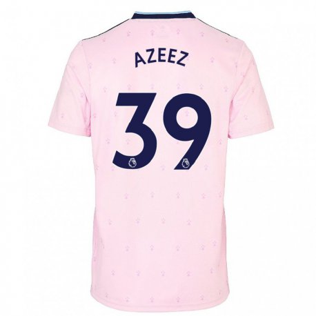 Kandiny Hombre Camiseta Miguel Azeez #39 Rosa Azul Marino Equipación Tercera 2022/23 La Camisa Chile
