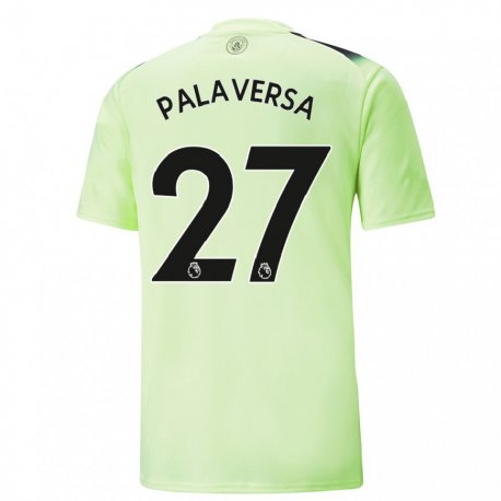 Kandiny Hombre Camiseta Ante Palaversa #27 Verde Gris Oscuro Equipación Tercera 2022/23 La Camisa Chile