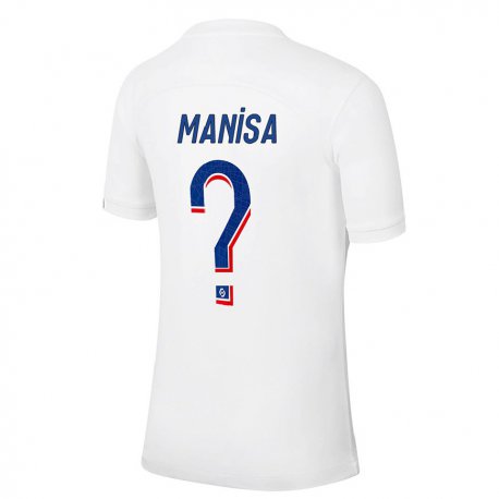 Kandiny Hombre Camiseta Lenny Manisa #0 Azul Blanco Equipación Tercera 2022/23 La Camisa Chile
