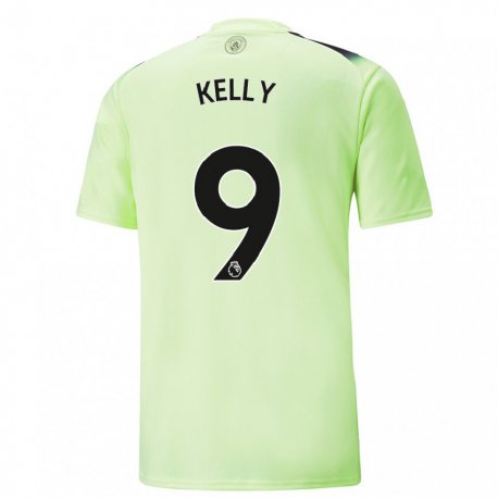 Kandiny Hombre Camiseta Chloe Kelly #9 Verde Gris Oscuro Equipación Tercera 2022/23 La Camisa Chile