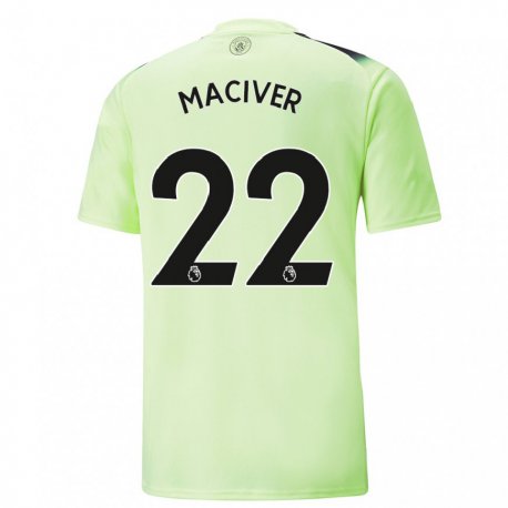 Kandiny Hombre Camiseta Sandy Maciver #22 Verde Gris Oscuro Equipación Tercera 2022/23 La Camisa Chile