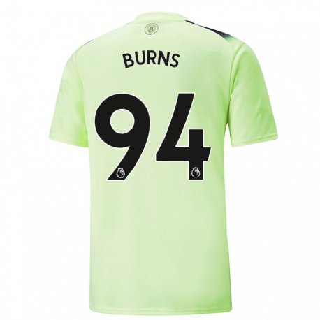 Kandiny Hombre Camiseta Finley Burns #94 Verde Gris Oscuro Equipación Tercera 2022/23 La Camisa Chile