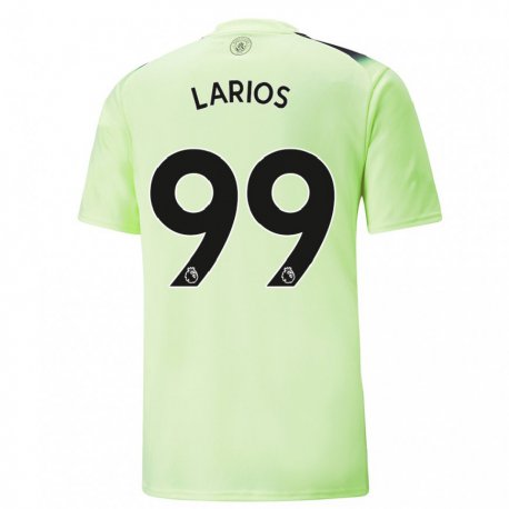 Kandiny Hombre Camiseta Juan Larios #99 Verde Gris Oscuro Equipación Tercera 2022/23 La Camisa Chile