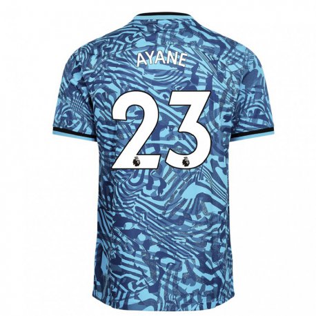 Kandiny Hombre Camiseta Rosella Ayane #23 Azul Azul Marino Equipación Tercera 2022/23 La Camisa Chile