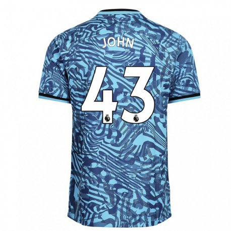 Kandiny Hombre Camiseta Nile John #43 Azul Azul Marino Equipación Tercera 2022/23 La Camisa Chile