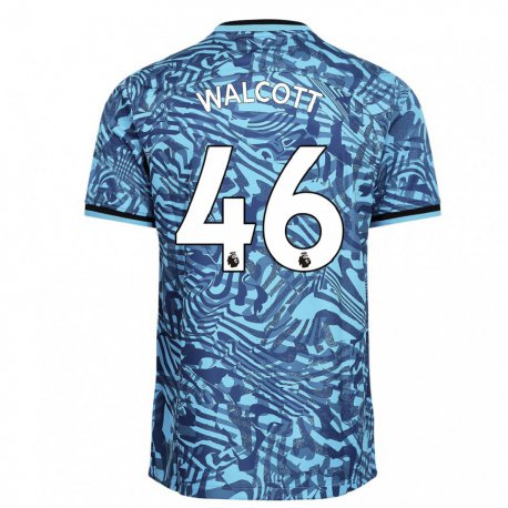 Kandiny Hombre Camiseta Malachi Fagan Walcott #46 Azul Azul Marino Equipación Tercera 2022/23 La Camisa Chile