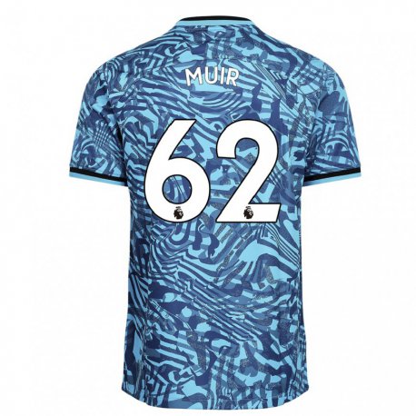 Kandiny Hombre Camiseta Marqes Muir #62 Azul Azul Marino Equipación Tercera 2022/23 La Camisa Chile
