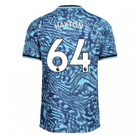 Kandiny Hombre Camiseta Adam Hayton #64 Azul Azul Marino Equipación Tercera 2022/23 La Camisa Chile
