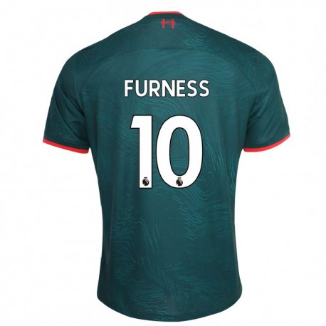 Kandiny Mujer Camiseta Rachel Furness #10 Verde Oscuro Equipación Tercera 2022/23 La Camisa Chile