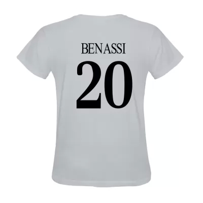 Hombre Maikol Benassi #20 Blanca Camiseta La Camisa Chile