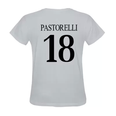 Hombre Lorenzo Pastorelli #18 Blanca Camiseta La Camisa Chile