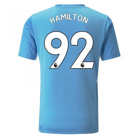 Mujer Fútbol Camiseta Micah Hamilton #92 Azul 1ª Equipación 2021/22 La Camisa Chile