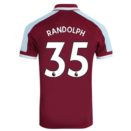 Mujer Fútbol Camiseta Darren Randolph #35 Granate 1ª Equipación 2021/22 La Camisa Chile