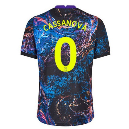 Mujer Fútbol Camiseta Dante Cassanova #0 Multicolor 2ª Equipación 2021/22 La Camisa Chile