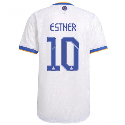 Mujer Fútbol Camiseta Esther Gonzalez #10 Blanco 1ª Equipación 2021/22 La Camisa Chile
