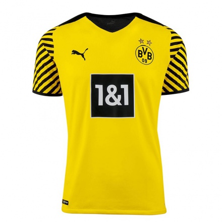 Mujer Fútbol Camiseta Mats Hummels #15 Amarillo 1ª Equipación 2021/22 La Camisa Chile