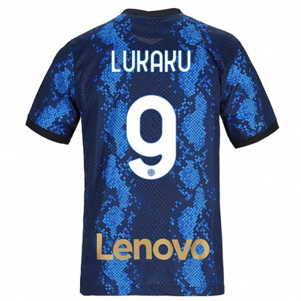 Mujer Fútbol Camiseta Romelu Lukaku #9 Azul Oscuro 1ª Equipación 2021/22 La Camisa Chile