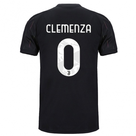 Mujer Fútbol Camiseta Luca Clemenza #0 Negro 2ª Equipación 2021/22 La Camisa Chile
