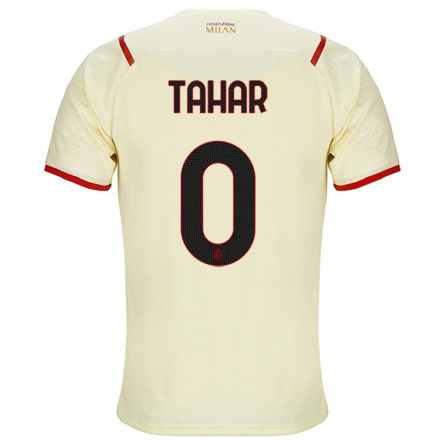 Mujer Fútbol Camiseta Riad Tahar #0 Champaña 2ª Equipación 2021/22 La Camisa Chile